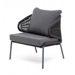 Садовое кресло "Милан", цвет темно-серый