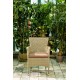 Плетеное кресло "Aroma" светло-коричневое