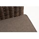 Плетеное кресло "Боно", цвет коричневый