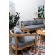Садовая мебель из тика "Vento L", диванная группа