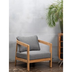 Садовое кресло из тика "Vento"
