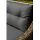 Плетеный двухместный диван "Венеция", цвет коричневый
