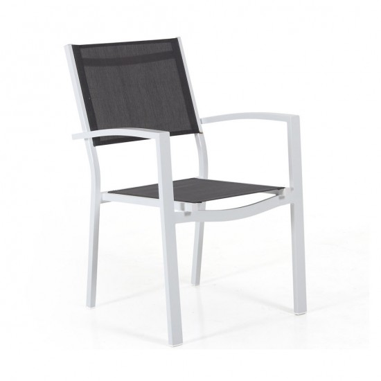 Кресло "Leone" из алюминия и текстилена