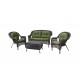 Плетеная мебель "AF1003" brown/green