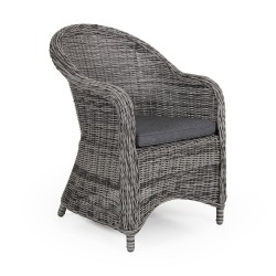 Плетеное кресло "Eads" grey