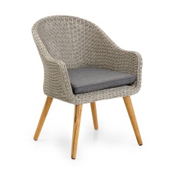Плетеное кресло "Alford" grey