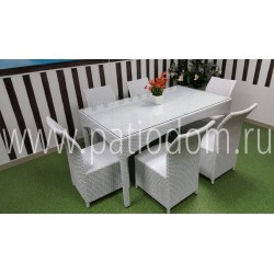 Плетеная мебель «louisiana & Rose» white